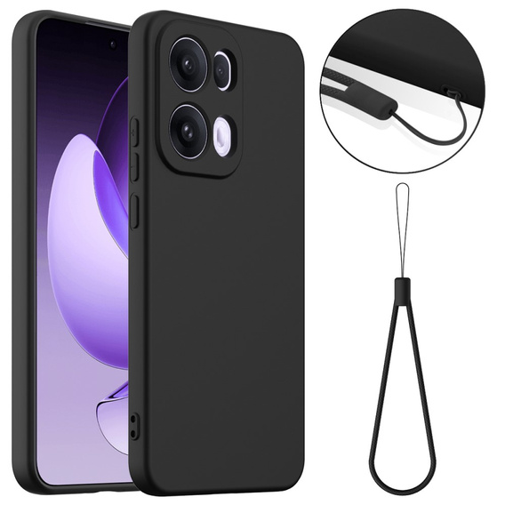 Case for Oppo Reno13 Pro 5G, Silicone MagSafe, black