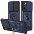 Case for Oppo Reno 6 5G, CamShield Slide, blue