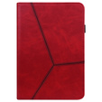 Case for Samsung Galaxy Tab S10 Lite / S10 FE / S9 FE / S9, Classic, with space for stylus, red