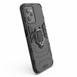 Case for Realme C35, Kickstand Ring, black