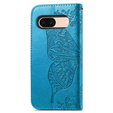 Flip case for Google Pixel 8A, Butterfly, blue