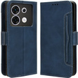 Flip case for Infinix Zero 30 5G, Card Slot, dark blue
