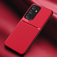 Case for Samsung Galaxy A55 5G, with magnetic grip plate, red