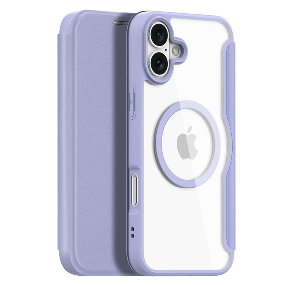 Dux Ducis Case for iPhone 16, Skin X Pro, MagSafe, purple