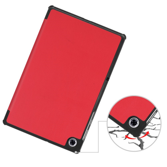 Case for Lenovo Tab M10 Plus TB-X606F, Smartcase, red