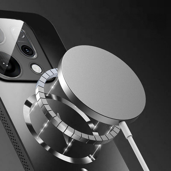 Case for Oppo Reno 14, for MagSafe, with camera protection, black