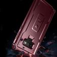 Armored case for Samsung Galaxy Note 9, Dexnor Full Body, red