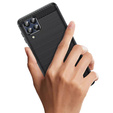 Case for Samsung Galaxy M53 5G, Carbon, black