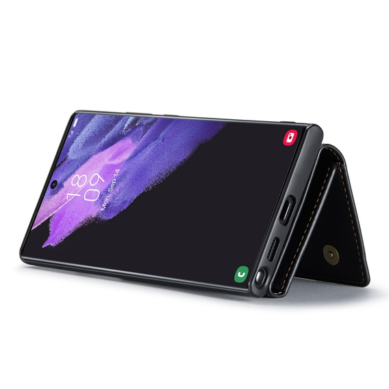 Case for Samsung Galaxy S23 Ultra, DG.MING 2in1, black