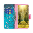 Flip case for Nokia C12 4G, Wallet, Sakura, blue
