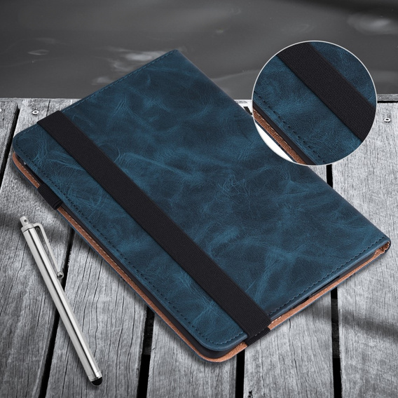 Case for Samsung Galaxy Tab S10 Lite / S10 FE / S9 FE / S9, Classic, with space for stylus, blue