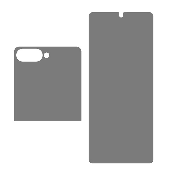 Front + back privacy hydrogel film for Samsung Galaxy Z Flip7 5G