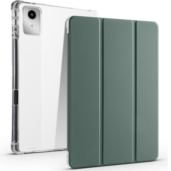 Case for Lenovo Tab M11, Smartcase Hybrid, with stylus space, dark green