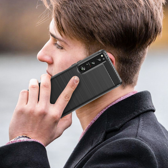 Case for Sony Xperia 1 IV, Carbon, black
