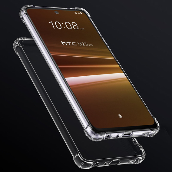 Case for HTC U23 Pro, Dropproof, transparent