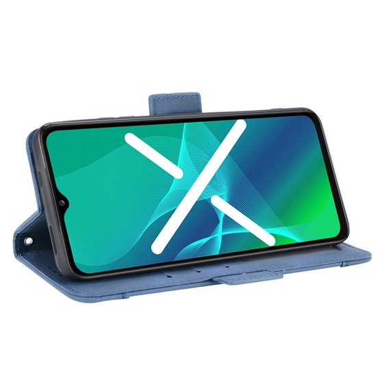 Flip case for Samsung Galaxy A51 5G, Card Slot, blue