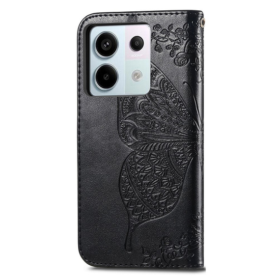 Flip case for Xiaomi Redmi Note 13 Pro 5G, Butterfly, black