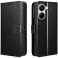 Flip case for Xiaomi Poco X7 Pro 5G, Crazy Horse Wallet, black
