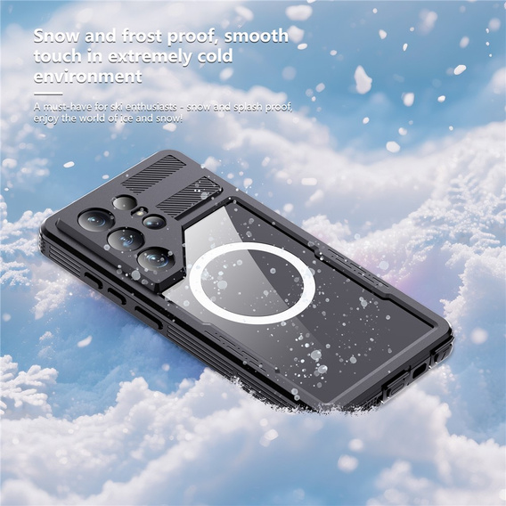 Redpepper MagSafe waterproof case for Samsung Galaxy S26 Ultra, black