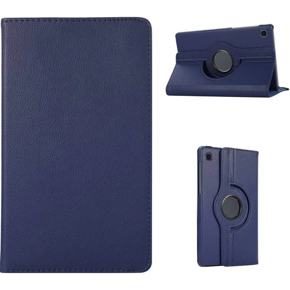 Case for Samsung Galaxy Tab S6 Lite TB330FU 10.95", Rotating 360, dark blue