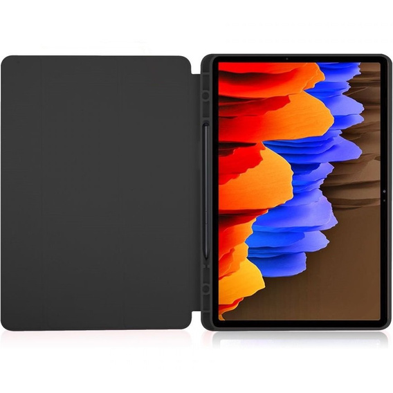 Case for Samsung Galaxy Tab S7 FE 5G 12.4 T730 / T736B, Smartcase with stylus space, blue