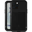 Love Mei Case for iPhone 13 Pro Max, armored with glass, black