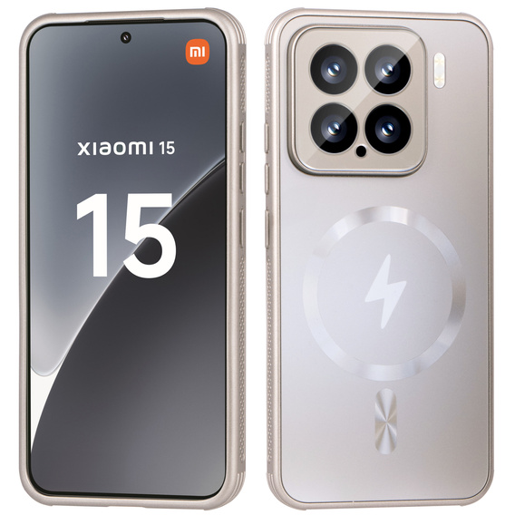 The casefor Xiaomi 15, MagSafe, titanium gold