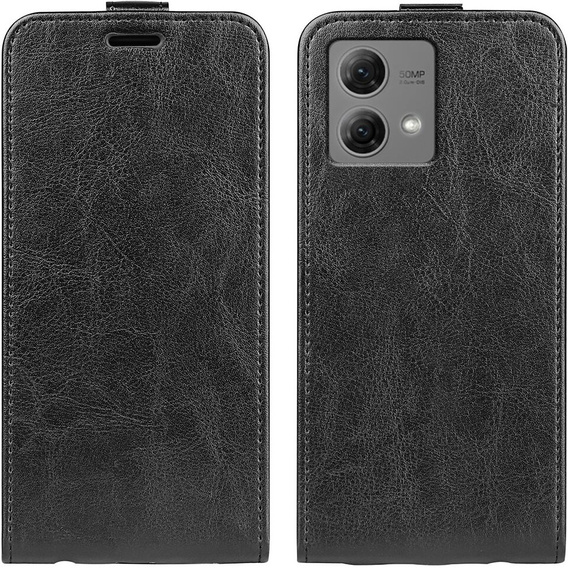 Flip case for Motorola Moto G84, Flip, black