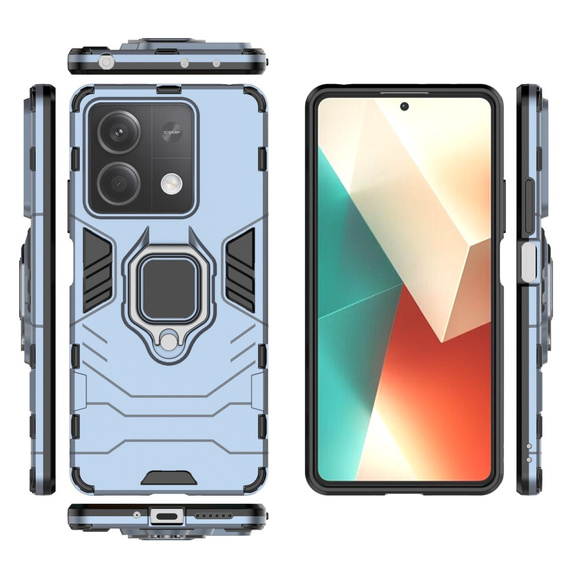 Case for Xiaomi Redmi Note 13 5G, Kickstand Ring, blue
