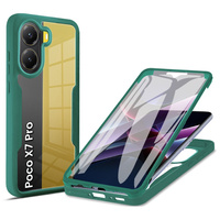 Case for Xiaomi Poco X7 Pro 5G, Shockproof, with film, green