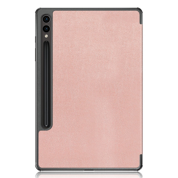 Case for Samsung Galaxy Tab S9 FE+ Plus, Smartcase with stylus space, pink rose gold
