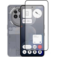 3D Tempered Glass for Nothing Phone 3A Pro, black frame