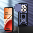 Case for Oppo Reno 12FS / Oppo Reno 12F, CamShield Slide, blue