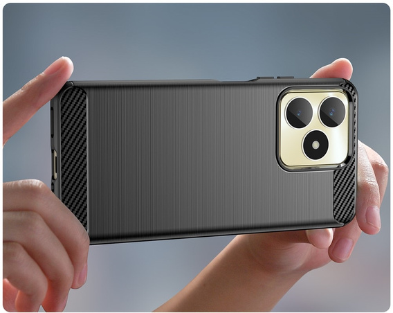 Case for Realme C51, Carbon, black