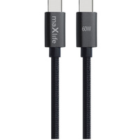 Maxlife USB-C to USB-C cable, 2.0 m, 60 W, for devices with USB-C
