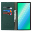 Leather case for Samsung Galaxy S23 Plus, ERBORD Grain Leather, green