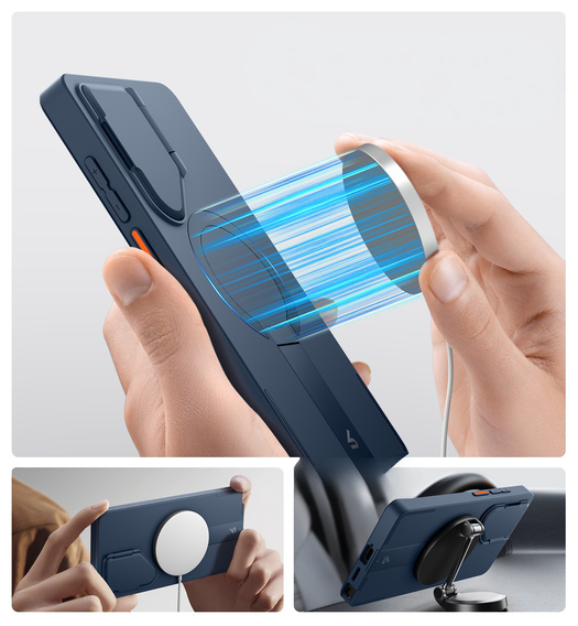 Case for Samsung Galaxy S25 Ultra, Suritch Shockproof, for MagSafe, blue