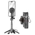 Selfie Stick Aluminium with tripod function and Bluetooth remote control, for smartphones