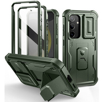 Armored case for Samsung Galaxy S24, Dexnor Full Body (Two Frames), green