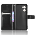 Flip case for Realme C33, Crazy Horse Wallet, black