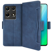 Flip case for Infinix Note 30 5G, Card Slot, dark blue