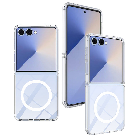 Transparent case with MagSafe for Samsung Galaxy Z Flip7 5G