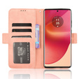 Flip case for Motorola Edge 50 Fusion 5G, Card Slot, pink