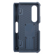 Armored case for Samsung Galaxy Z Fold 3 5G, Dexnor Full Body S-Pen Slot, dark blue