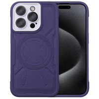 Case for iPhone 15 Pro, ERBORD Armor Mag, purple