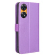 Flip case for Oppo Reno8 T 4G, Wallet Smart Magnet, purple