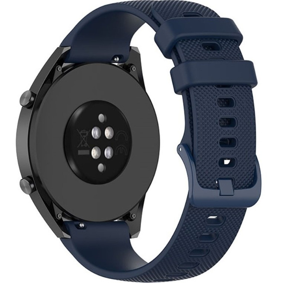 Silicone strap for Huawei Watch GT Runner / GT 3 46mm, Dark Blue
