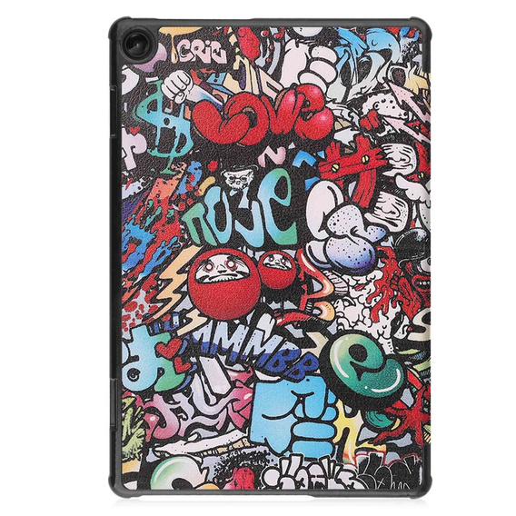 Case for Lenovo Tab M10 10.1 Gen 3 TB-328FU/TB-328XU, Smartcase, graffiti