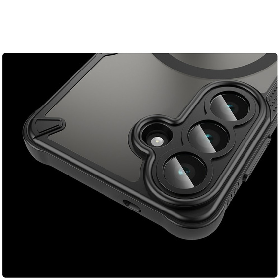 Armoured case for Samsung Galaxy S26, for MagSafe, matte, black