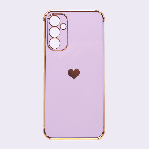 Case for Samsung Galaxy A14 4G/5G, Electro heart, purple